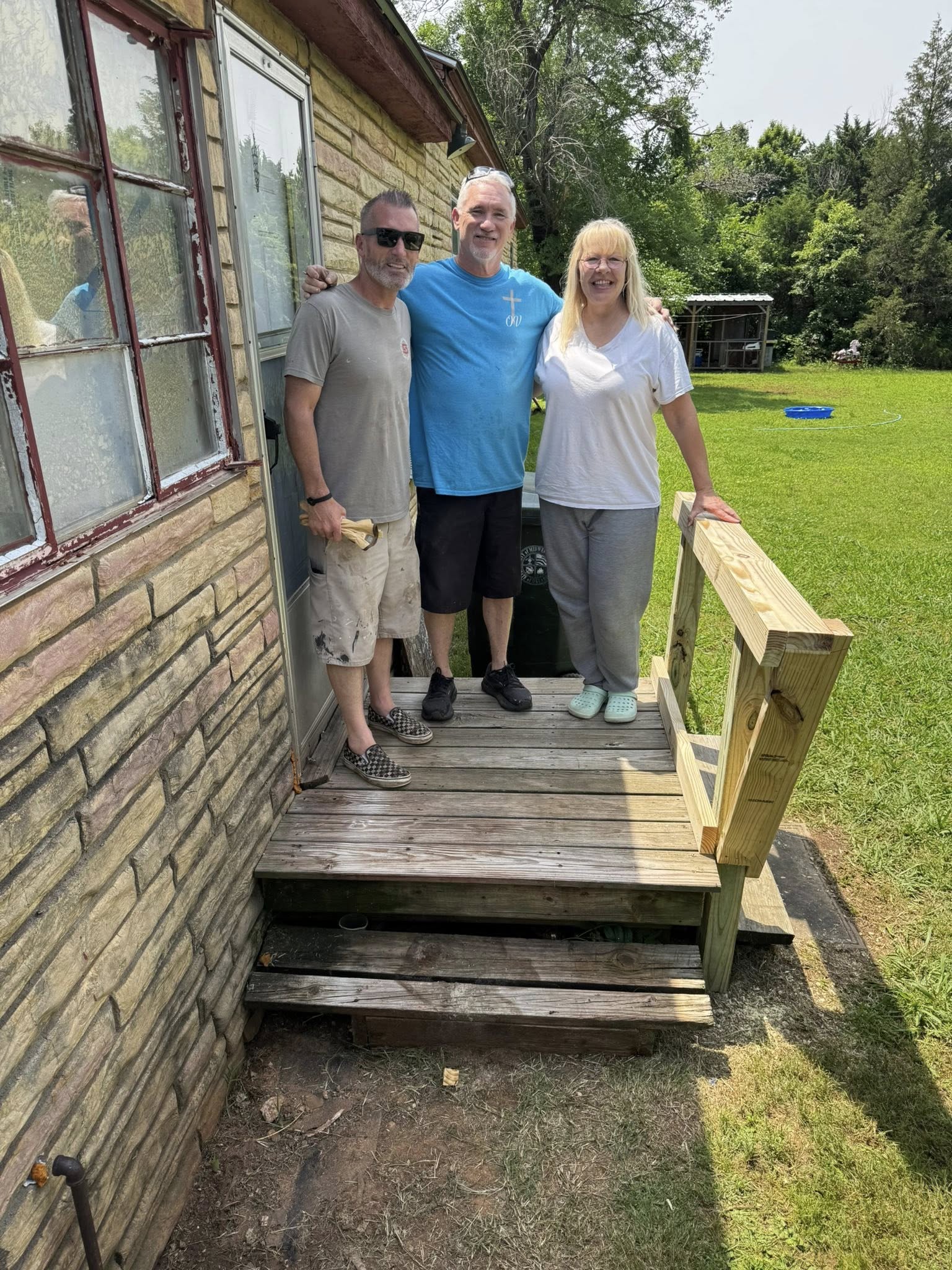 Porch Handrail Installation