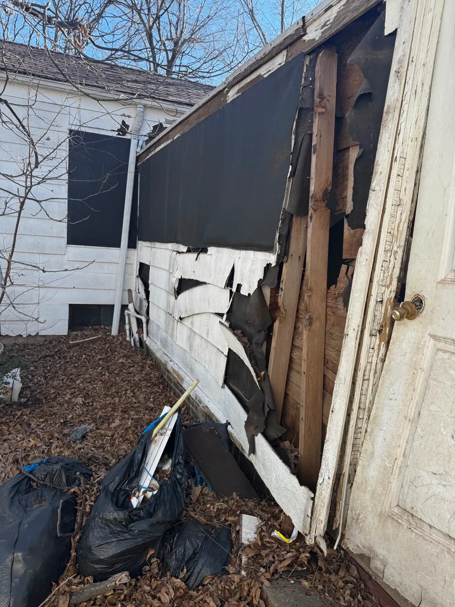 Structural damage to the home